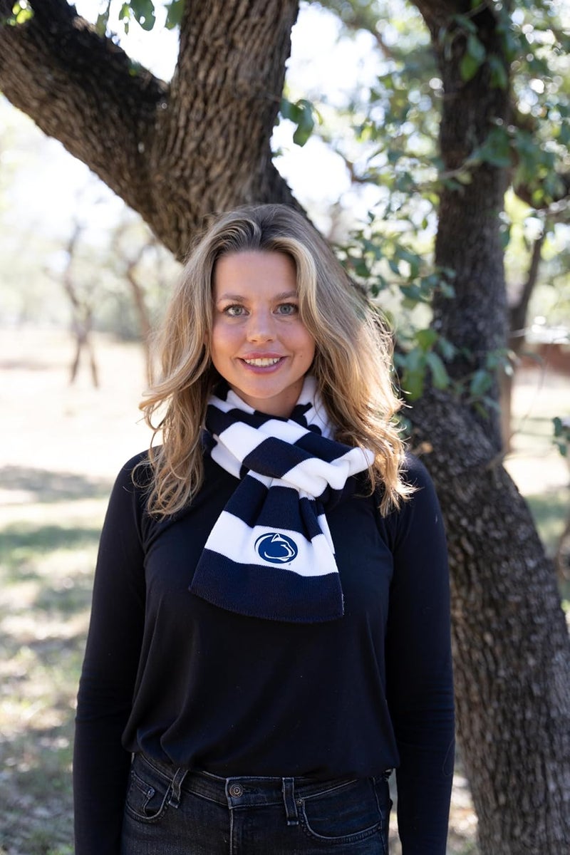 LogoFit Striped Winter Scarf for Women - Image 4